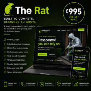 The Rat – Growth Pest Control Website Package